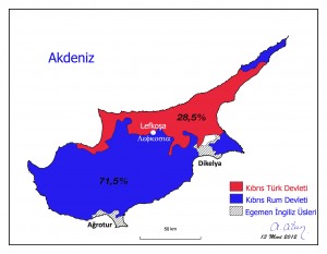 Annan Planı Sonrası Kıbrıs Haritası by Ata ATUN