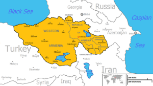 Büyük Ermenistan haritası